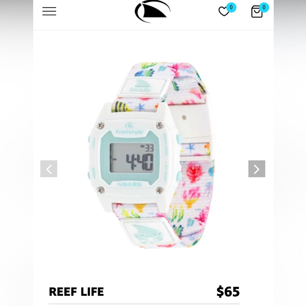 Freestyle Shark Watch (Shark Mini Clip) NWT